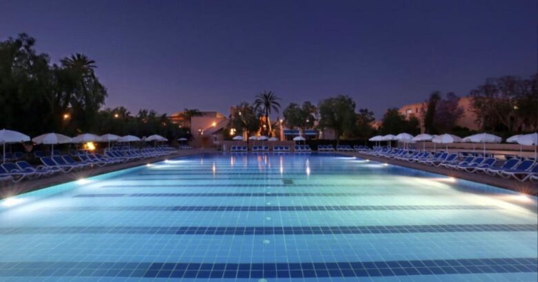 paysage hiver Palmeraie Marrakech