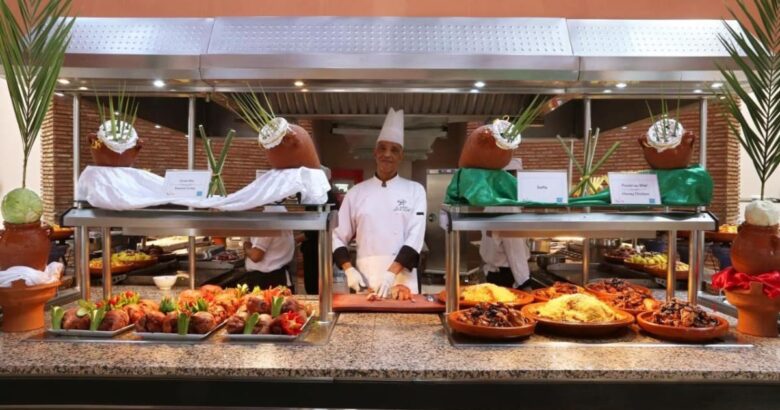 brunch du Nouvel An à Marrakech en hôtel club