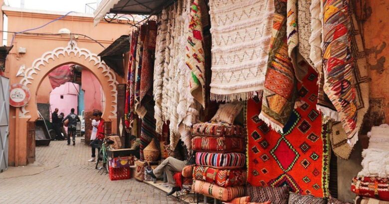 souks et médina de Marrakech en hiver